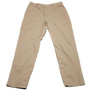 Banana Republic Womens Khaki Chino Pants Size 8 Straight Leg Smart Casual Career